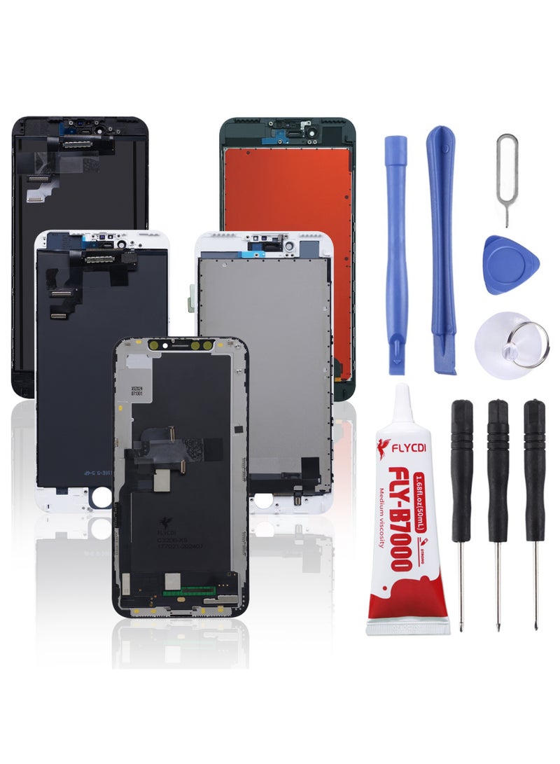 flycdi For iP 11Pro Max Hard OLED IC Removable, LCD Display Screen Replacement Kit with Installation Tools, High Brightness, Wide Color Gamut, Mobile Phone Repair Parts - Image 1