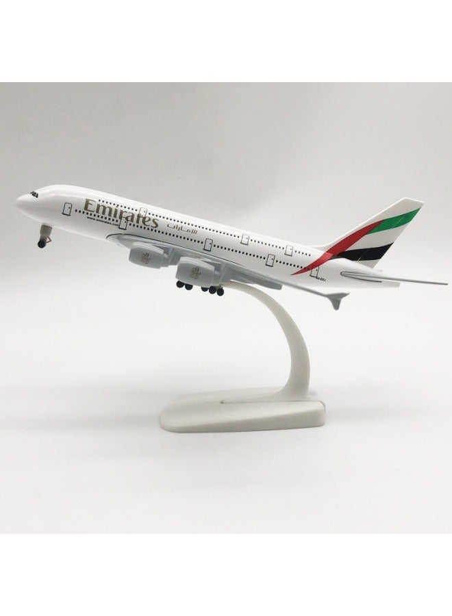 general 20cm Alloy Aircraft Tabletop Display Model 1:200 Scale Emirates A380 Aircraft Model Ornament Toys Decoration Collection Gifts - Image 5