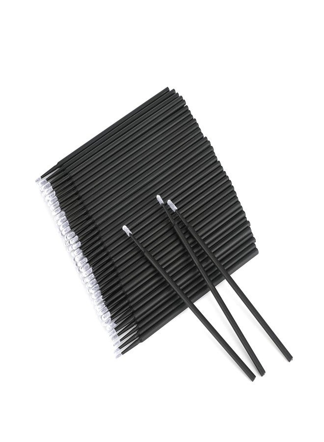 G2PLUS Micro Swabs - 100pcs Cotton Swabs for Makeup, Black Disposable Applicators Brush for Nails, Eyeliner and Lash Tech Supplies - Image 1