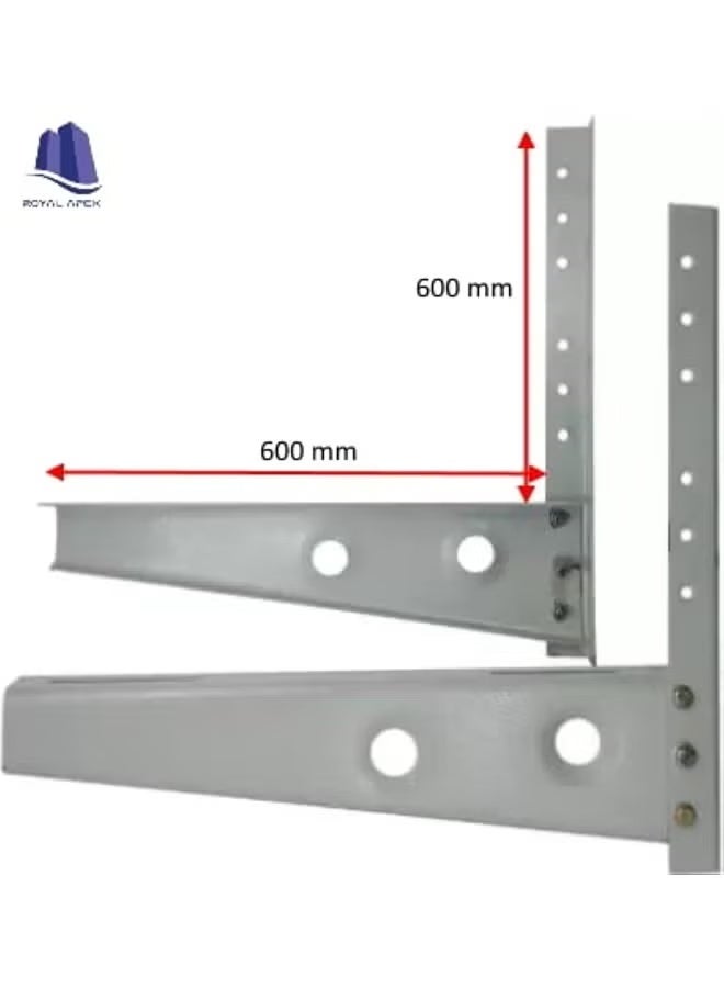 Royal Apex Outdoor AC Brackets Stand Heavy Duty Unit Mounting 600X600 - Image 2