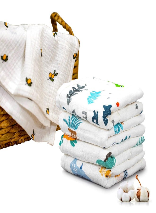 Koochie-Koo Soft Muslin Cloth for New Born Baby 500 GSM | 30x30 cm, Pack of 3 | Gentle Baby Towels Newborn | Premium Bath Towels for Delicate Skin | Gift for New Parents Fabric - Image 1
