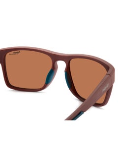Polaroid Men's Polarized Rectangular Shape  Sunglasses PLD 7052/S BROWN 45 - Lens Size: 45.1 Mm - Mt Burg  - Image 5