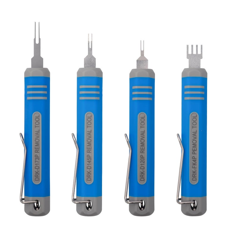 JRready ST525304 Molex Pin Extractor Kit MiniFit Jr Extraction Molex MicroFit 30 Terminal Release Tool 3P 4P PC Fan Connector Electrical Pin Removal Tool