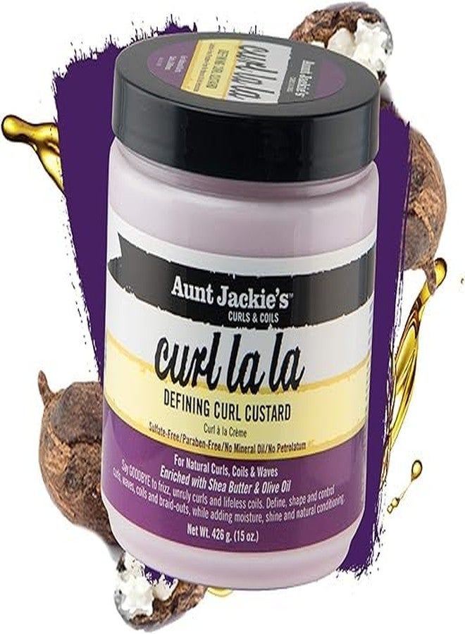 Aunt Jackie'S Curl La La Defining Curl Custard 15oz Jar (2 Pack) - Image 3