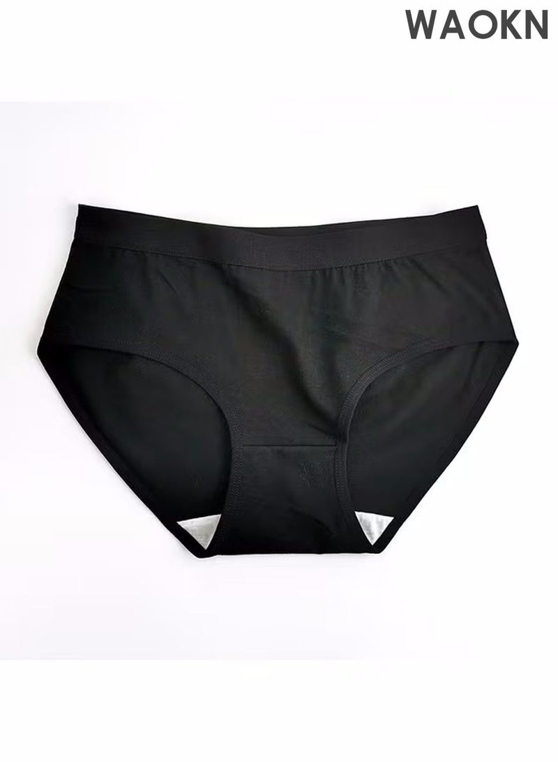 WAOKN 6-Piece Cotton Bikini Breathable Panties Low Waist Fashionable Ladies Panties Trunks Breathable and Comfortable Fashion Anti-Chafing Stretch Cotton, Stretch Cotton Moisture-Wicking Athletic Underwear - Image 5