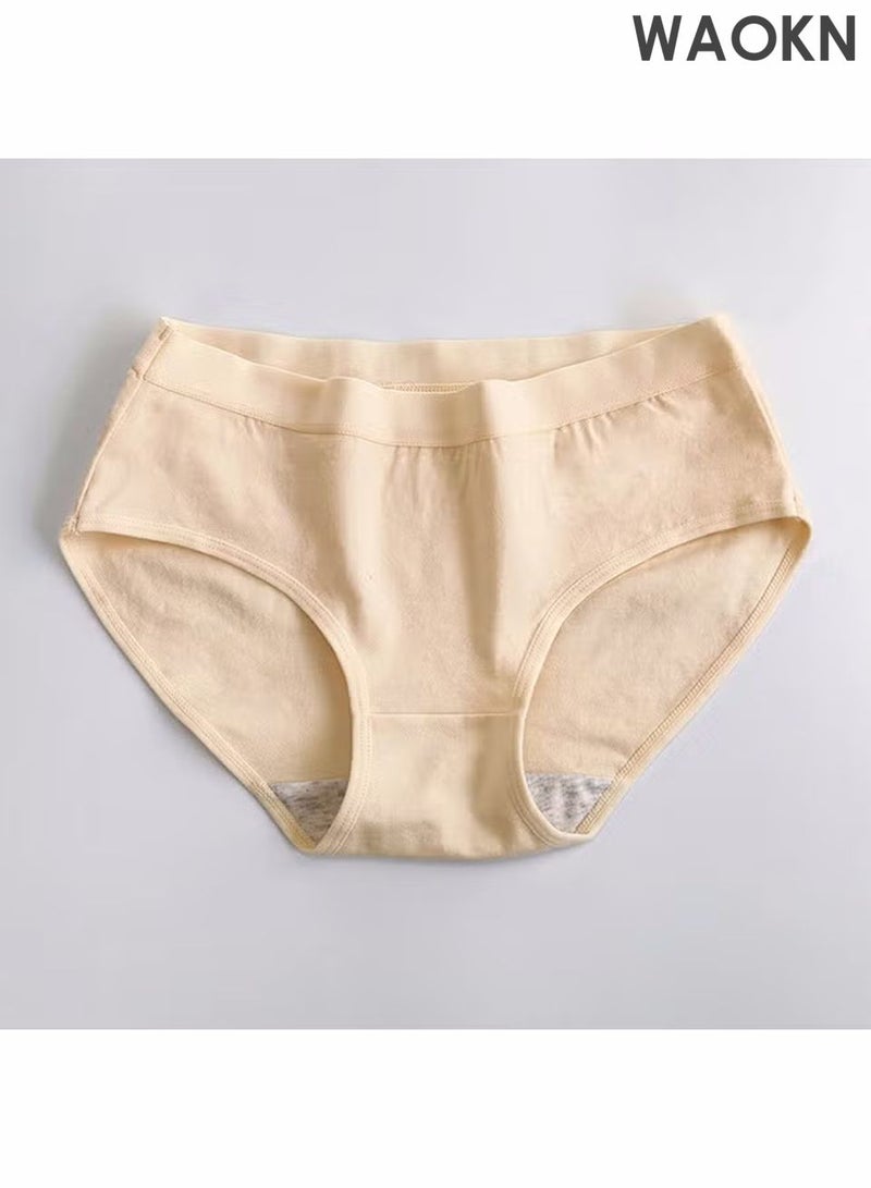 WAOKN 6-Piece Cotton Bikini Breathable Panties Low Waist Fashionable Ladies Panties Trunks Breathable and Comfortable Fashion Anti-Chafing Stretch Cotton, Stretch Cotton Moisture-Wicking Athletic Underwear - Image 3