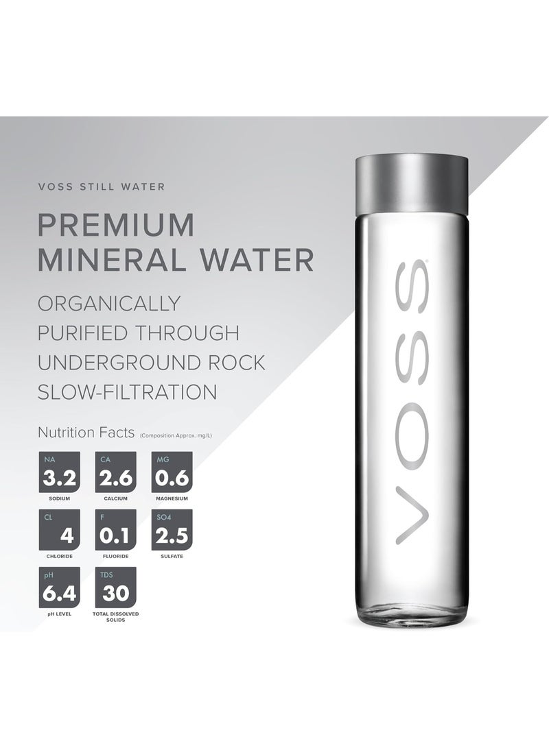 فوس مياه معدنية طبيعية عادية 800 مل × 12 قارورة زجاجية - Image 3