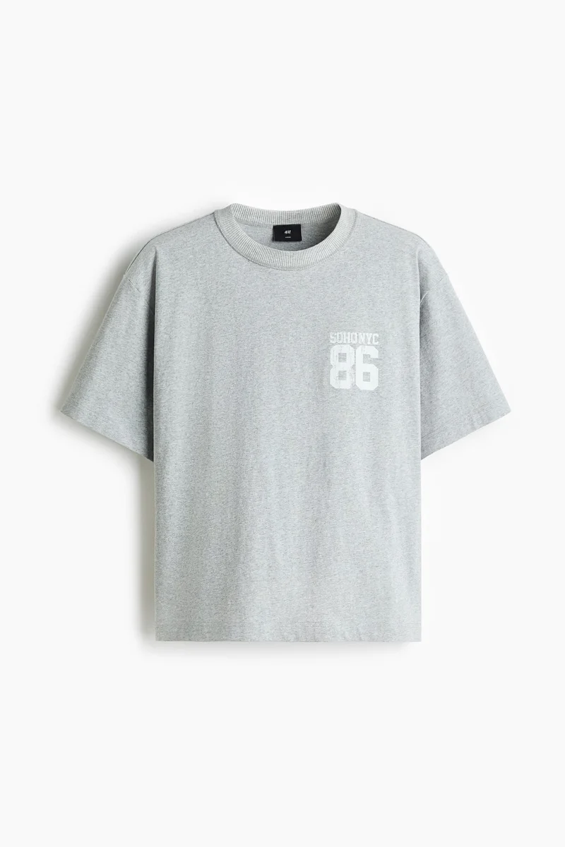 H&M Loose Fit Printed T-shirt