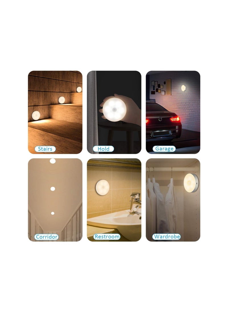 Plan A - Under Cabinet Lights Motion Sensor Rechargeable Under Cabinet Lights for Kitchen USB for Walls Bathroom Bedroom (1) - Image 1