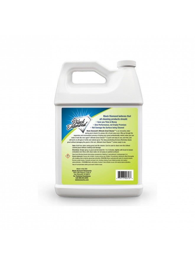 Black Diamond Stoneworks ULTIMATE GROUT CLEANER: Best Grout Cleaner For Tile and Grout Cleaning, Acid-Free Safe Deep Cleaner & Stain Remover for Even the Dirtiest Grout, Best Way to Clean Grout in Ceramic, Marble. 1-Gallon - Image 2