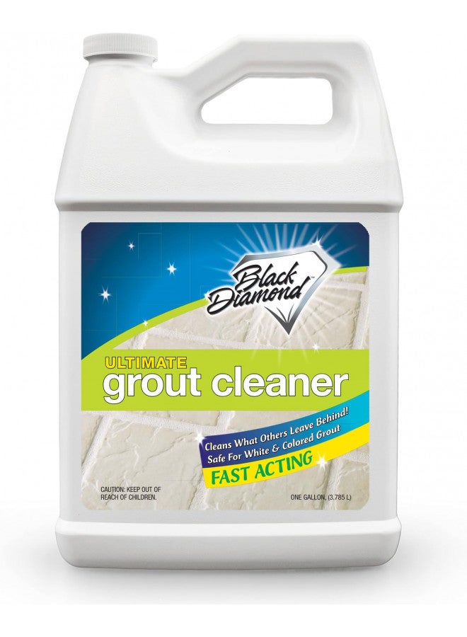 Black Diamond Stoneworks ULTIMATE GROUT CLEANER: Best Grout Cleaner For Tile and Grout Cleaning, Acid-Free Safe Deep Cleaner & Stain Remover for Even the Dirtiest Grout, Best Way to Clean Grout in Ceramic, Marble. 1-Gallon - Image 1