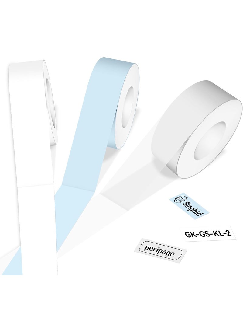 PeriPage Thermal Label Tape 0.55 inches x 13.7 ft, Self-Adhesive Continuous Thermal Sticker, Compatible with P10/D11/D110 Mini Label Printer for Home School Office, 1 Roll, White - Image 3