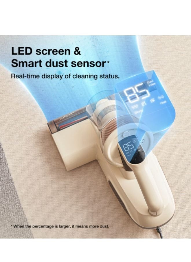 Jimmy Jimmy BX6 Lite Mattress Vacuum Cleaner with UV-C Light, Hot Air Function, LED Screen, Dust Sensor, Dust Mite Removal 600W 15kPa Bed Vacuum for Deep Cleaning Mattresses, Sofas and More  - Image 3