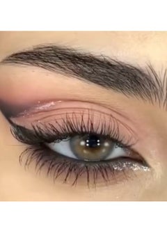 Unibling Dubai Grey Yearly Colored Contact Lenses, Unisex Cosmetic Contact Lenses, Enlargement Collection, Dark Grey, With Case  - Image 2
