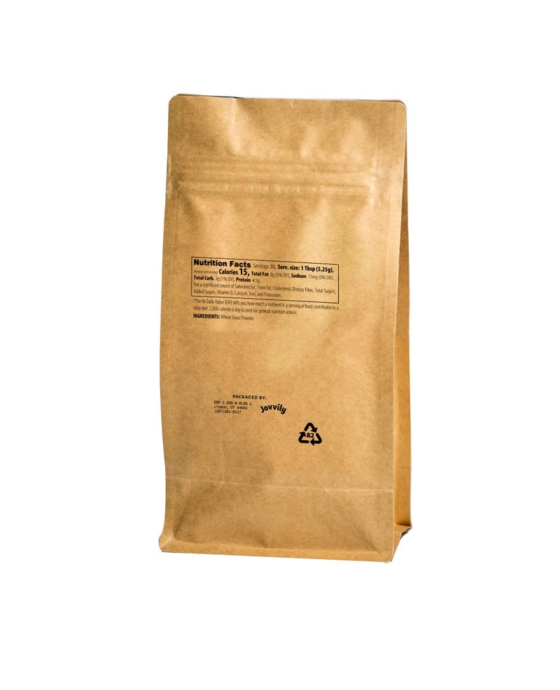 Jovvily Wheat Grass Powder - 1 lb - Superfood - No Fillers - Smoothies & Shakes - Image 2