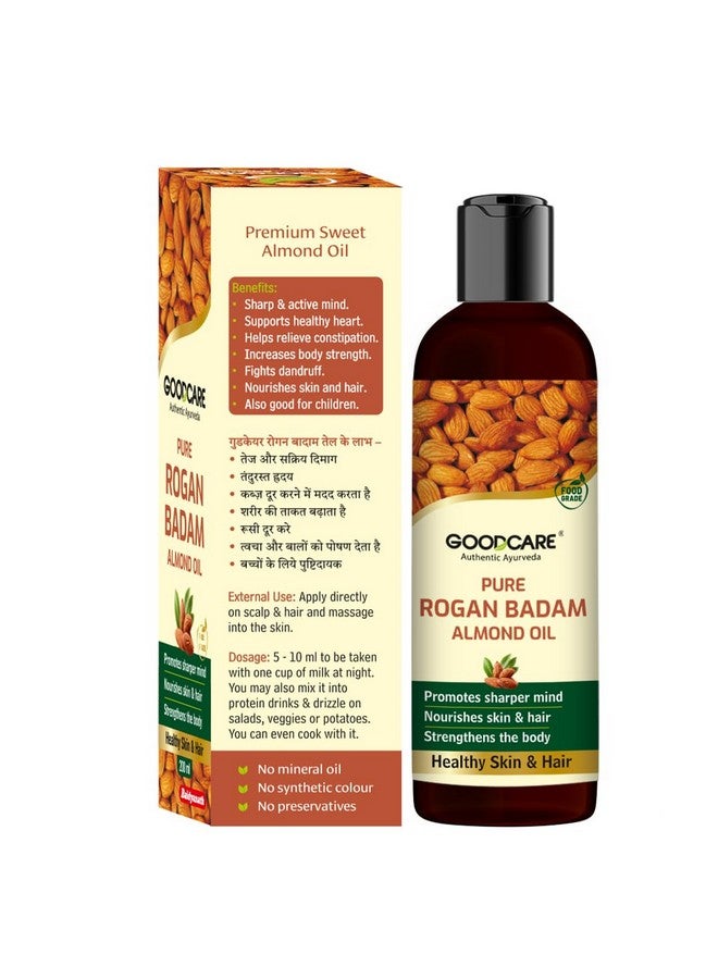 GOOD CARE GOODCARE Rogan Badam Oil 200ml | Pure Ayurvedic Almond Oil for Hair & Skin | Natural Moisturizer | No Mineral Oil or Color | Healthy Glow & Nourishment - Image 4