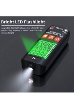 KASTWAVE م tester الجهد 3-نتائج العرض كاشف جهد غير متصل بقلم ، م Multimeter مدمج نطاق مزدوج AC 6V-1000V/90V-1000V جهاز استشعار كهربائي V-Alert جهاز اختبار السلك الحي  - Image 4