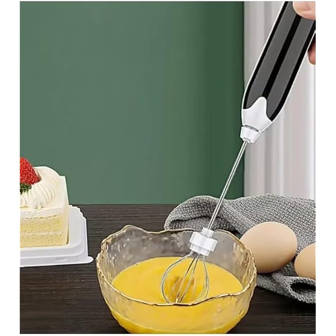 سکیلو خلاط مشروبات كهربائي صغير محمول باليد لتحضير القهوة واللاتيه والماتشا والشوكولاتة الساخنة وصانع رغوة قوي يعمل بالبطارية - Image 3