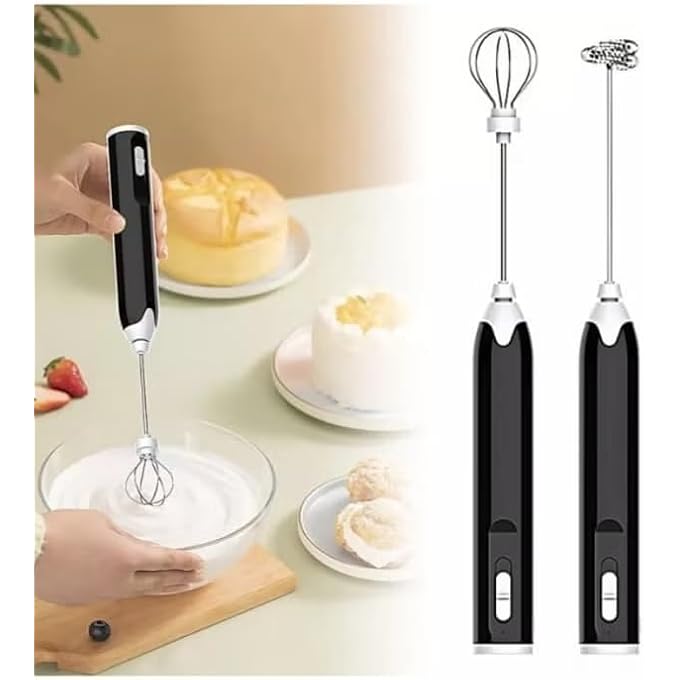 سکیلو خلاط مشروبات كهربائي صغير محمول باليد لتحضير القهوة واللاتيه والماتشا والشوكولاتة الساخنة وصانع رغوة قوي يعمل بالبطارية - Image 1