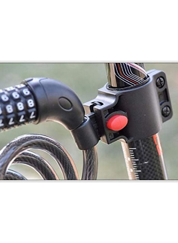 5 Digit bicycle lock password bike lock anti theft cable lock Code Combination Lock