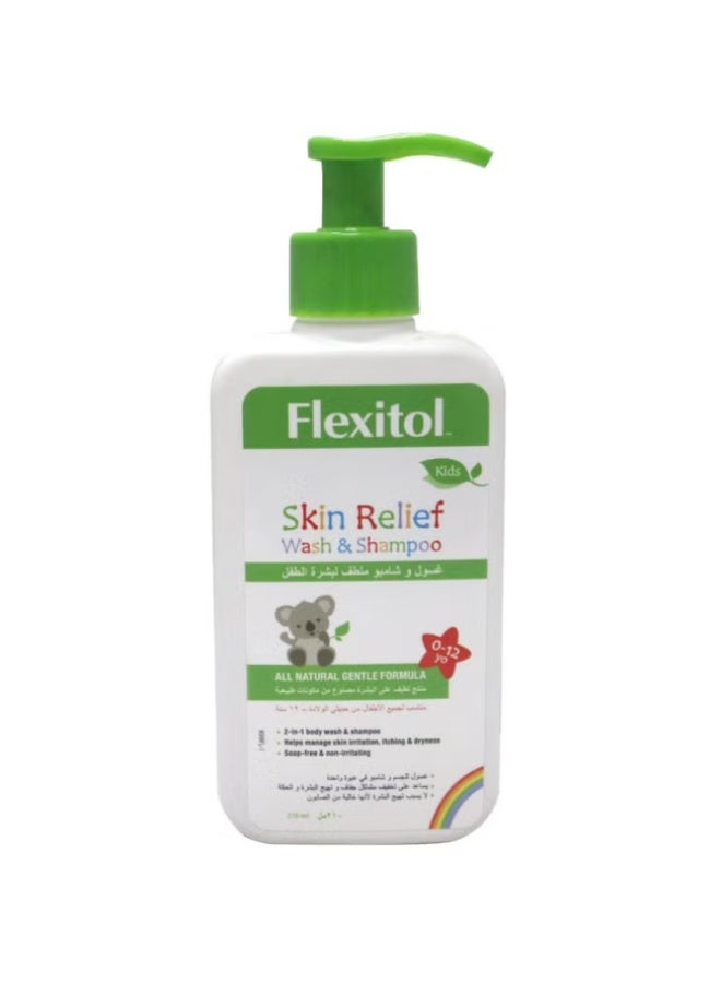 Flexitol Kids Skin Relief Wash & Shampoo 210 Ml - Image 1