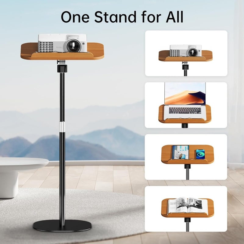 Quran Stand Holder, Adjustable Book Stand Holder, Adjustable Height Angle Book Stand with Page Clip, Sturdy Podium Stand for Reading, Bible, Laptop, or Projector - Image 2