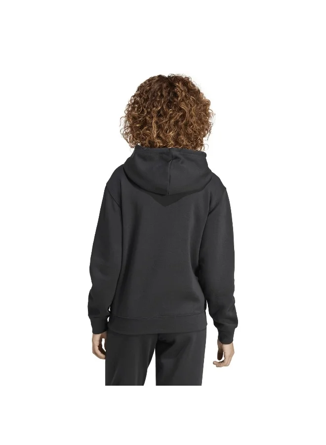 Adidas W Sl Fc Hd Black Training Sweatshirts 2XS
