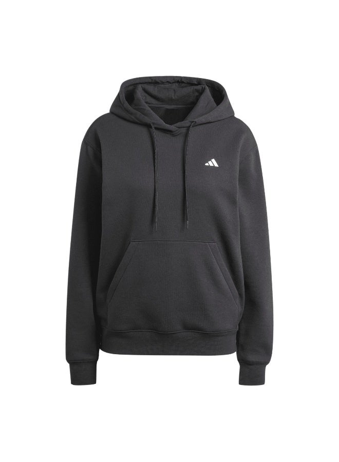 Adidas W Sl Fc Hd Black Training Sweatshirts 2XS - Image 1
