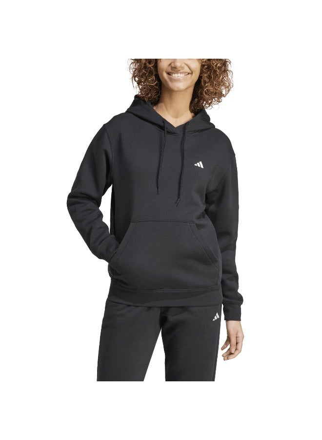 Adidas W Sl Fc Hd Black Training Sweatshirts 2XS - Image 4
