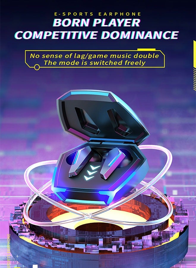 TWS Gaming Wireless Headset - White - Image 4