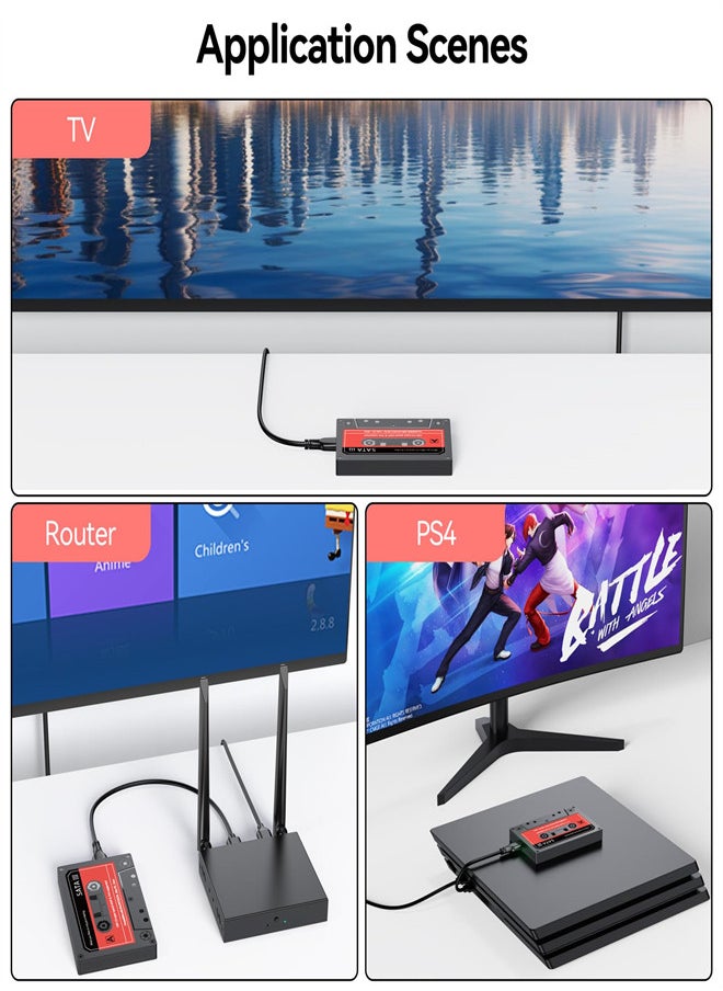 KASTWAVE - علبة محرك أقراص صلبة SSD مقاس 2.5 بوصة، محول SATA إلى USB3.0، علبة محرك أقراص صلبة خارجية تدعم محرك أقراص صلبة SSD مقاس 7 مم و9.5 مم مع UASP بحد أقصى 6 تيرابايت متوافق مع الكمبيوتر المحمول WD Seagate - Image 1