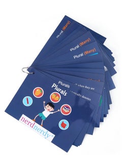 nerdnerdy NerdNerdy Plural Hands On Booklet/Plural Flash Cards/Language Therapy Toys/English kit/Picture Cards for Kids Speech Therapy  - Image 1