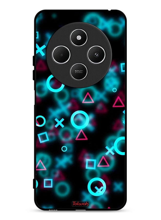Tolwak Xiaomi Redmi 14C 4G Protective Case Cover Squid Game Icons Small  - Image 1