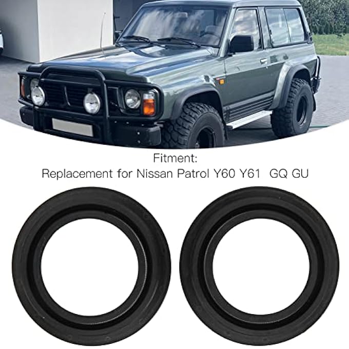 ريحني ختم المحور الداخلي الأمامي لإطارات نيسان Y60 Y61 Gq Gu ختم عمود محور مطاطي ختم المحور الداخلي 4053301J00 - Image 4