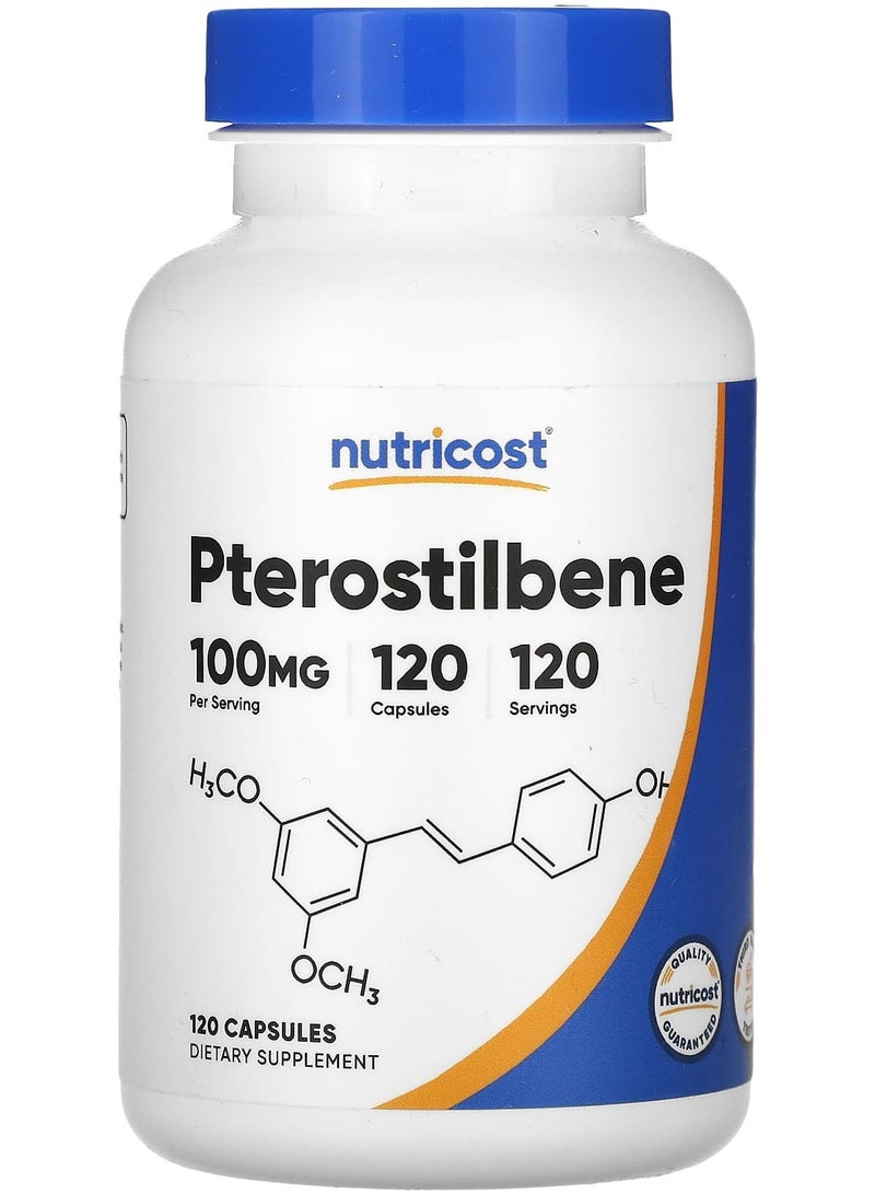 Nutricost Pterostilbene, 100 mg, 120 Capsules