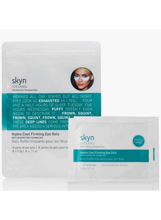 skyn ICELAND Hydro Cool Firming Under Eye Patches. Eye Gel Mask To Firm And Reduce Wrinkles, Fine Lines, Dark Circles, Puffy Eyes & Bags, 8 Pairs - Image 1