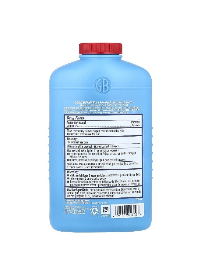 Gold Bond, Medicated, Foot Powder, Maximum Strength, 10 oz (283 g) - Image 2