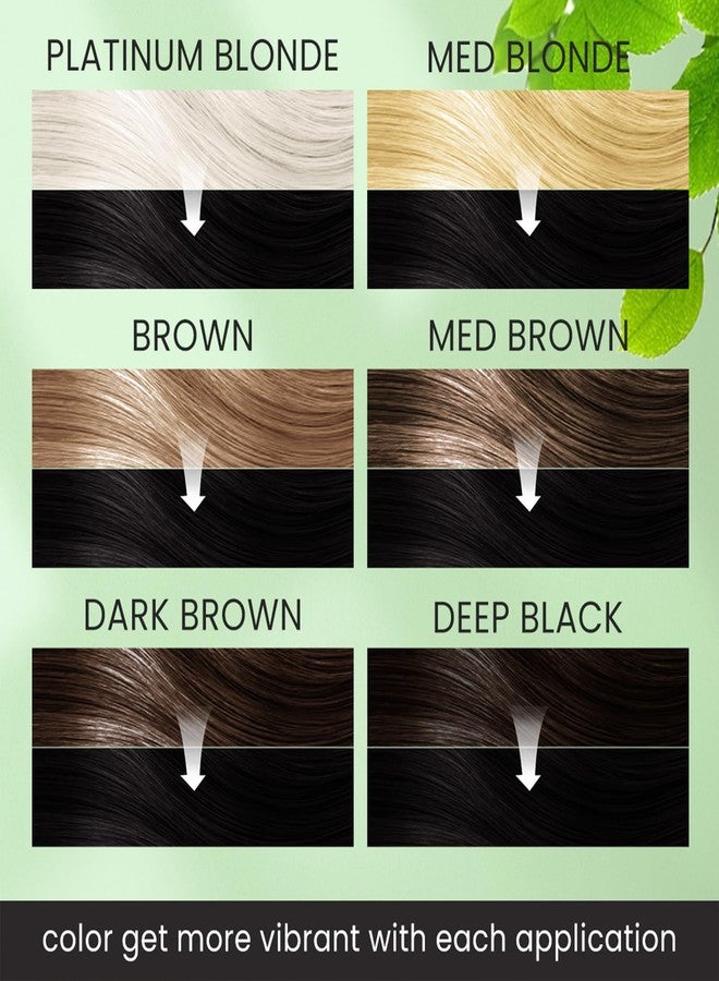VOLLUCK Hair Dye Shampoo, Hair Dye Shampoo 3 in 1 Long Lasting Gray Hair Coverage for Women & Men (Black) - Image 5