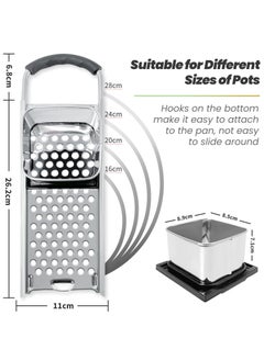 Beauenty Pasta Makers, Premium Grade Stainless Steel Pasta Makers, Efficient Homemade Pasta Makers, Dishwasher Safe Spaetzle Noodle Maker with Comfort Handle  - Image 4