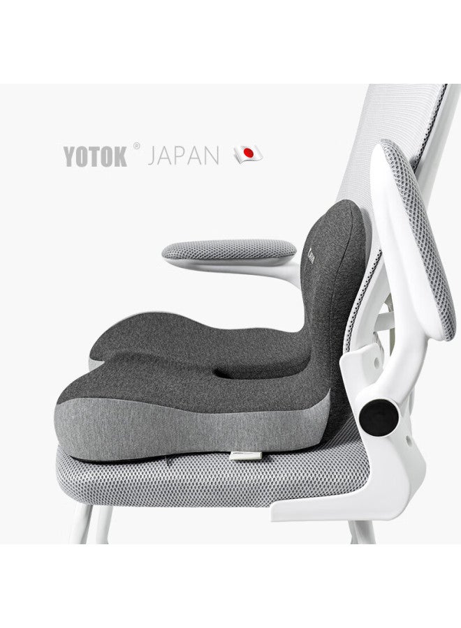 Youtengyouju Yotok (japan) Genuine Integrated Seat Cushion And Lumbar Support, Office Chair For Long Sitting, Prevents Buttock Pain, Back Support - Image 2