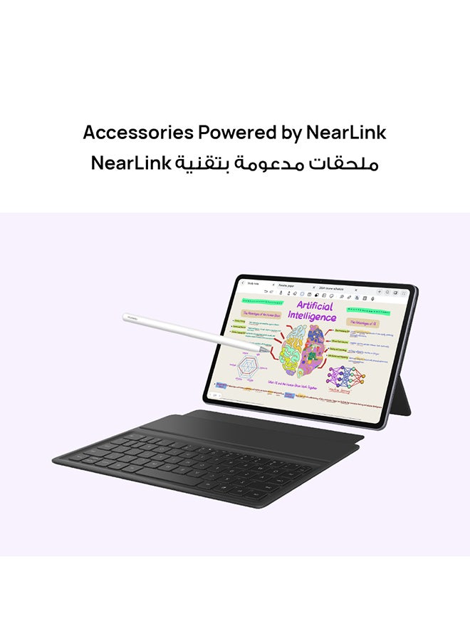 هواوي جهاز MatePad 11.5S مزود بإصدار ورقي غير لامع مقاس 11.5 بوصة باللون البنفسجي وذاكرة الوصول العشوائي (RAM) سعة 8 جيجابايت وسعة 256 جيجابايت ولوحة مفاتيح Wifi Inbox - إصدار الشرق الأوسط مع قلم M-Pencil (الجيل الثالث) وماوس/حقيبة ظهر - Image 4
