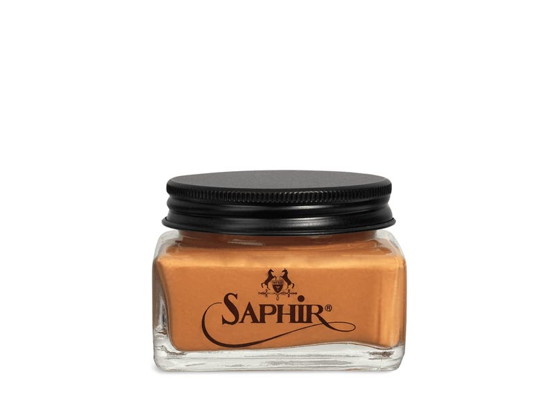 SAPHIR Medaille dâ€™Or Cordovan Cream-Natural Wax Polish for Leather Shoes & Boots - Fawn