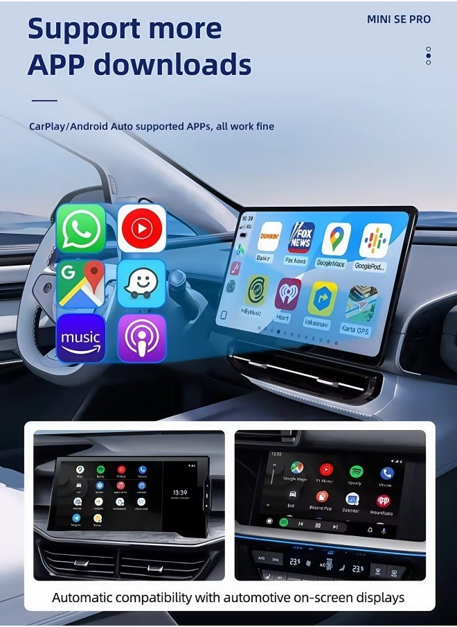 CarlinKit MINI SE Pro Wireless CarPlay Android Auto USB Dongle Smart Wireless Adapter WiFi Bluetooth Auto Connection Upgrade - pzsku/Z8C509F33027DB526D17DZ/45/_/1737097069/c2c3bfd3-593e-439f-a573-ab6a507c810a