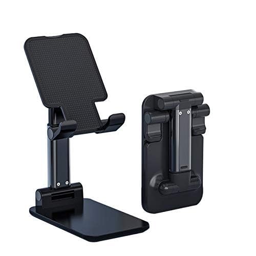 smars® Adjustable & Foldable Mobile Phone Stand Tab Holder for Table Desktop Home Office Compatible with Universal Smartphones and Tablets - Image 2