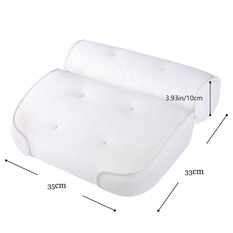 Supply Bathroom Suction Cup Bathtub Pillow Spa Pillow Bathtub Pillow 3D Mesh Bathtub Pillow Machine Washable - Image 3