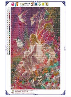 KASTWAVE DIY Painting Kits, KASTWAVE 5D Resin Full Drill Diamond Butterfly Fairy Diamond Mosaic Craft Full Diamond Painting Kit by Numbers Diamonds Painting Kits for Kids DIY for Gift and Home Wall Decor  - Image 4
