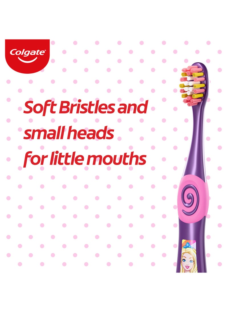 Colgate - Toothbrush Kids Barbie Extra Soft 2-5 years - Image 1
