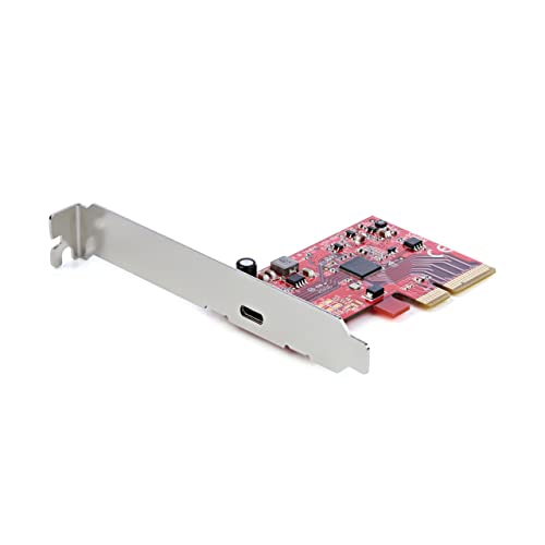 StarTech.com 1-Port USB 3.2 Gen 2x2 PCIe Card, USB-C 20Gbps PCI Express 3.0 x4 Adapter, Data Only, Windows/macOS/Linux, TAA - Image 1