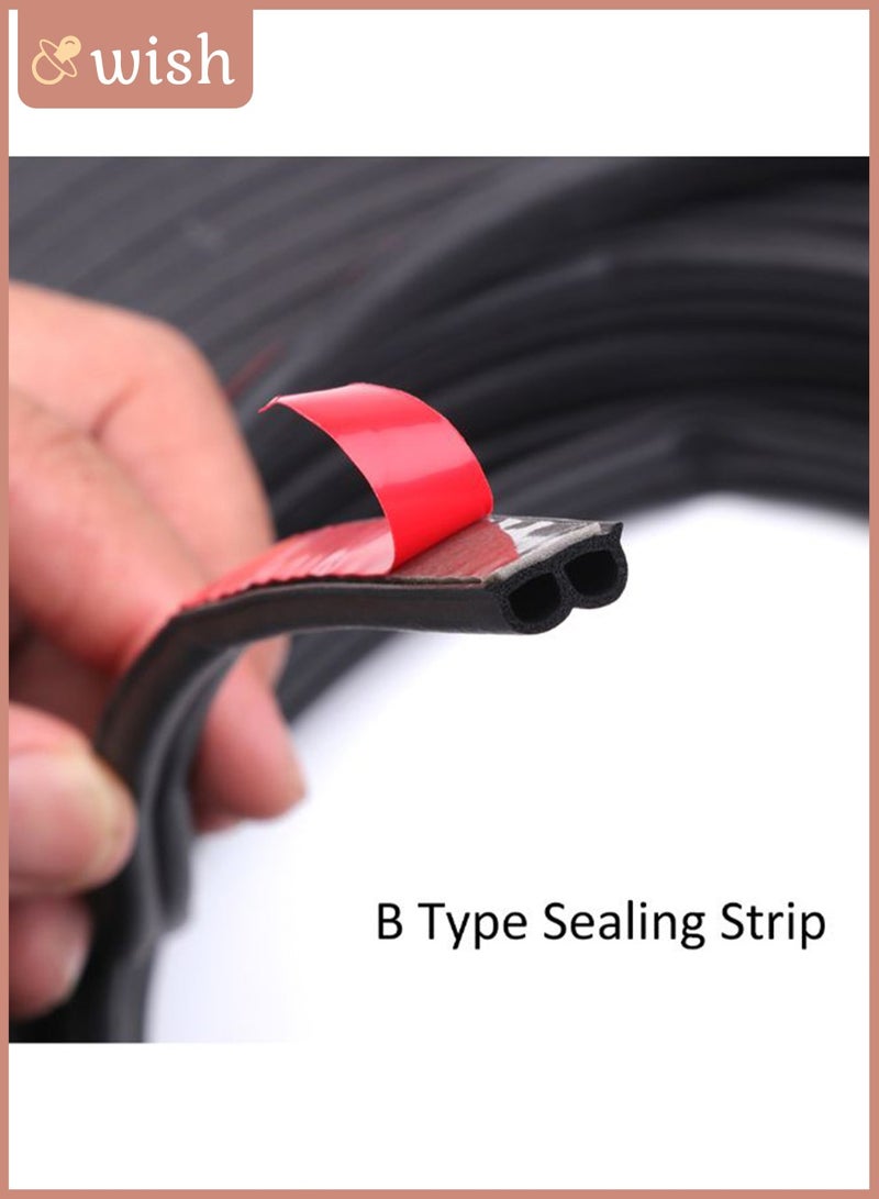 Wish Self Adhesive Automotive Rubber Weather Draft Seal Strip Weatherstrip for Car Window Door Weatherstrip  - Image 2