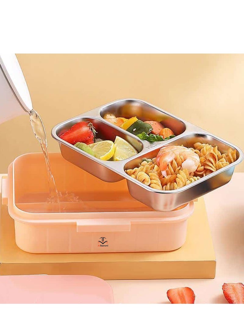 متجر الحريري صندوق علبة غداء فولاذي ستانلس ستيل 750 مل CX-2564 - Image 2